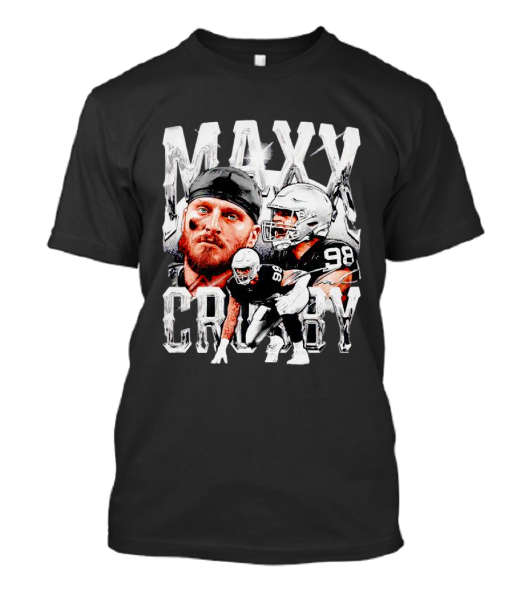 Maxx Crosby Las Vegas Raiders 98 Collage T-Shirt
