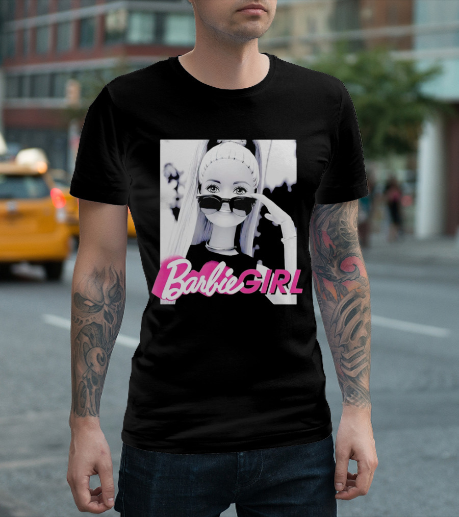 Barbie Girl Sunglasses Doll Iconic Fashion T-Shirt