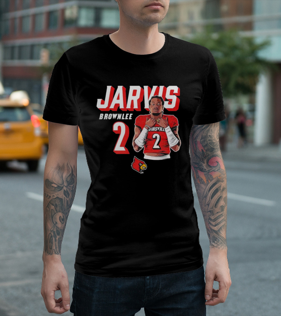 Jarvis Brownlee Louisville Cardinals Number 2 T-Shirt
