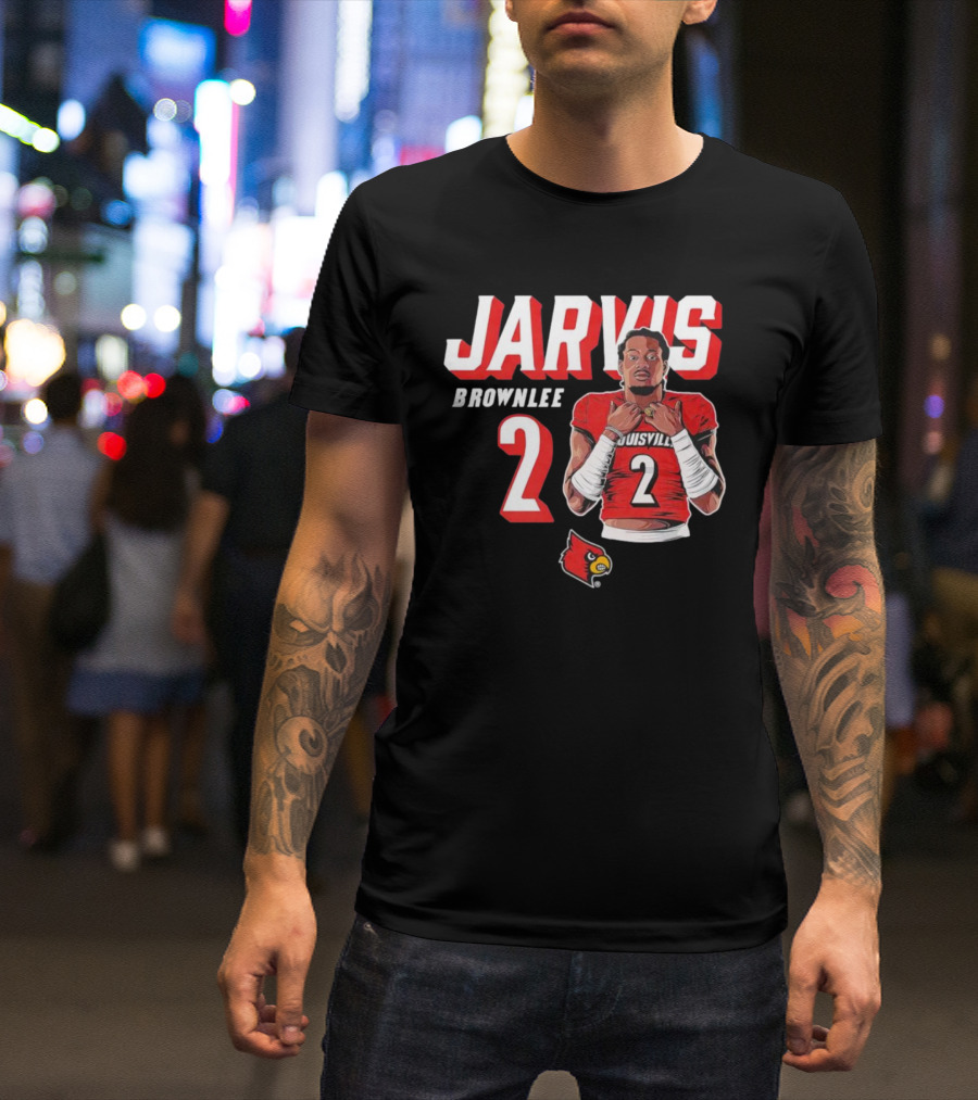 Jarvis Brownlee Louisville Cardinals Number 2 T-Shirt