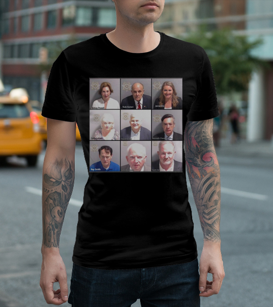 Sidney Powell Rudy Giuliani Jenna Ellis Mugshots T-Shirt