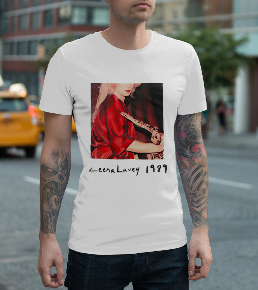 Zeena Lavey 1989 Red Robe Snake T-Shirt