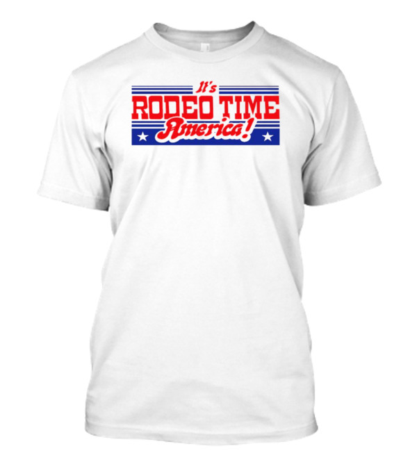 Dale Brisby It's Rodeo Time America Patriotic Rodeo T-Shirt