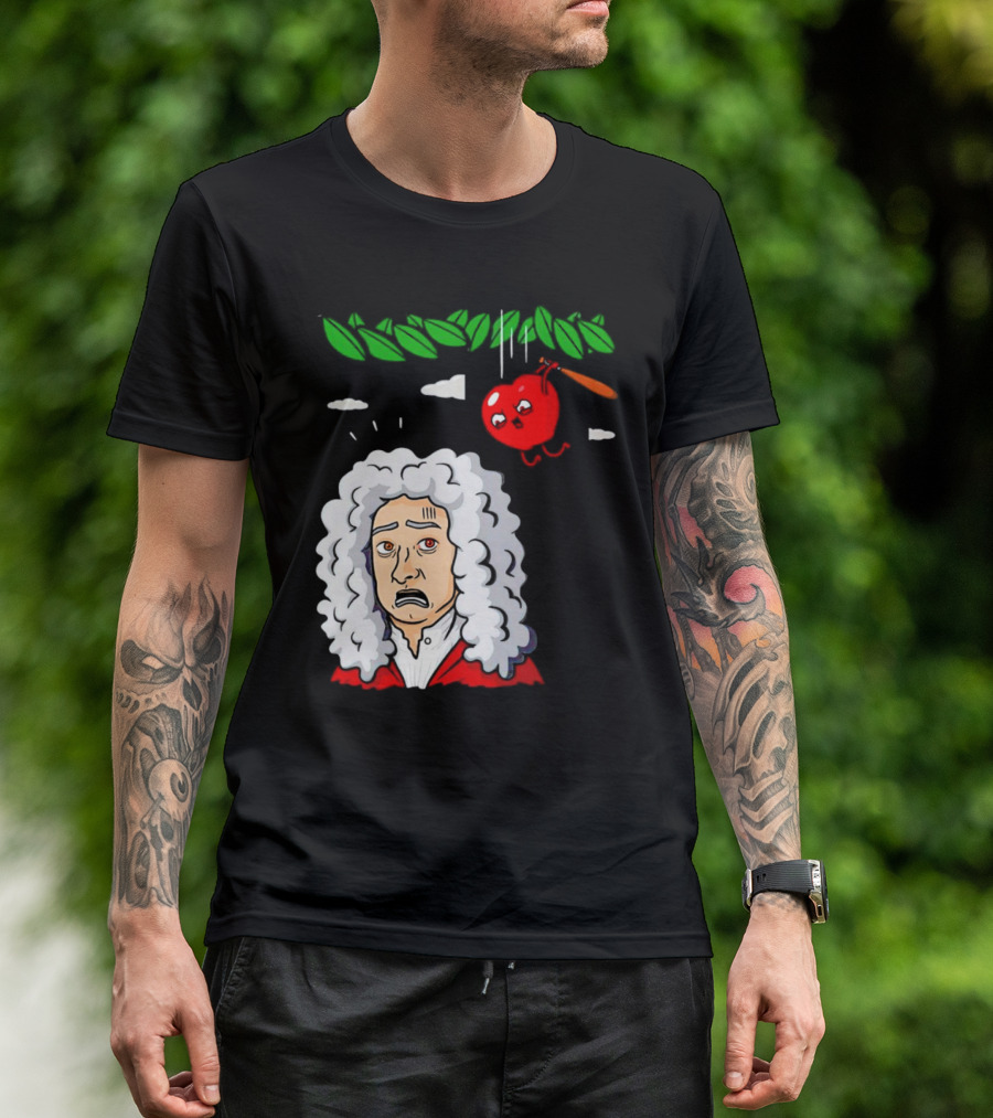 Extreme Gravity Apple Falling On Newton T-Shirt