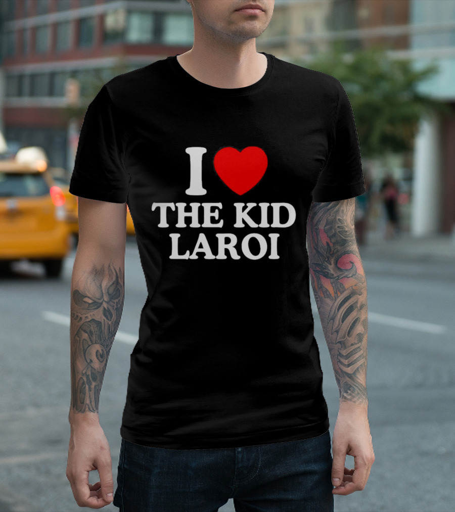 I Love The Kid Laroi Heart T-Shirt