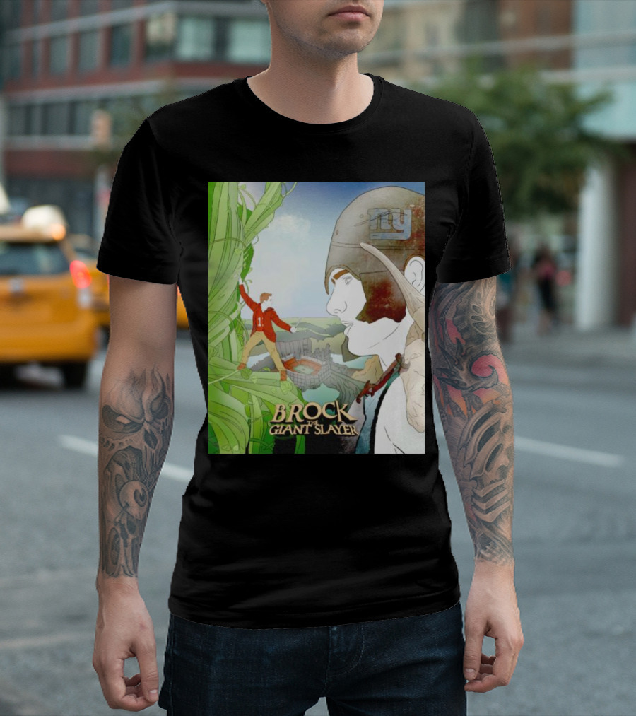 Brock the Giant Slayer New York Football Stadium Adventure T-Shirt