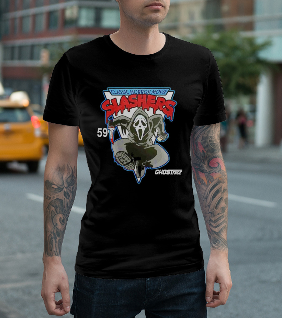 Classic Horror Movie Slashers Ghostface 59 T-Shirt