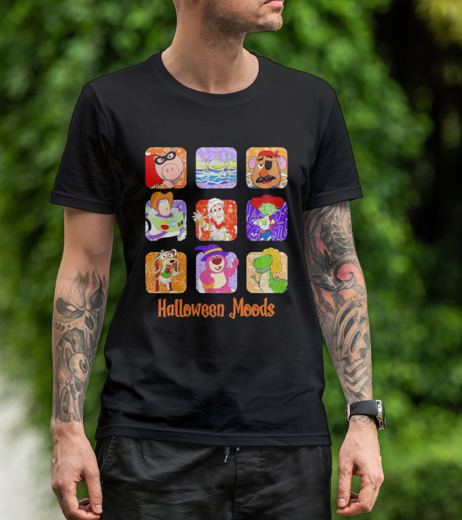 Halloween Moods Toy Story Disney Characters In Costume T-Shirt