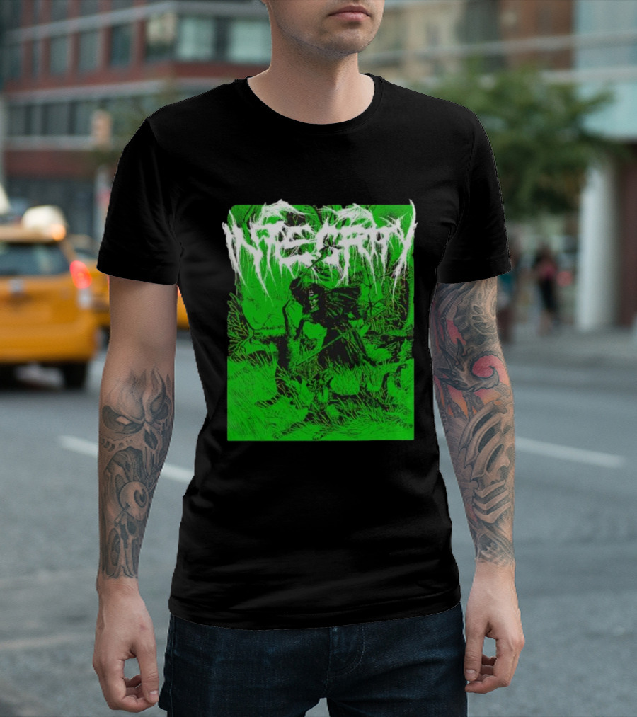 Integrity The Universe is a Wolf Grim Reaper Green T-Shirt