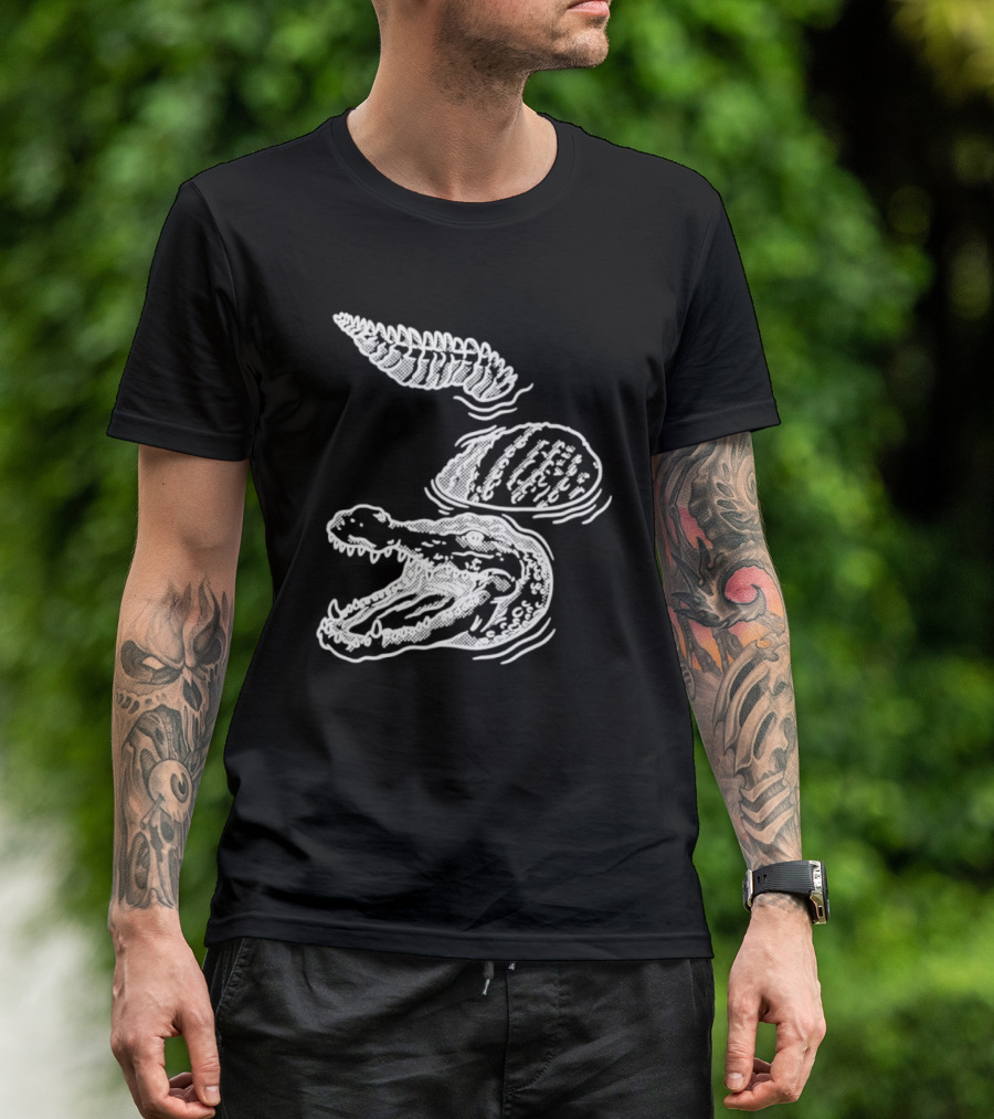 Let's Trip Alligator Spiral Tail T-Shirt