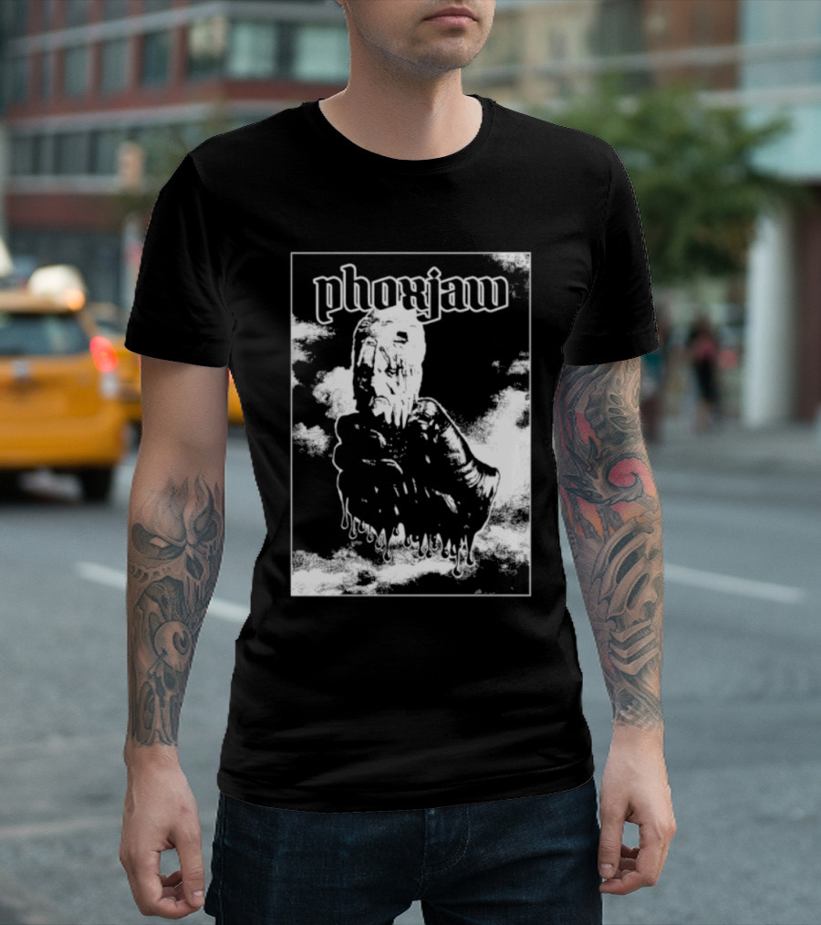 Phoxjaw Dripping Ice Cream Skull T-Shirt