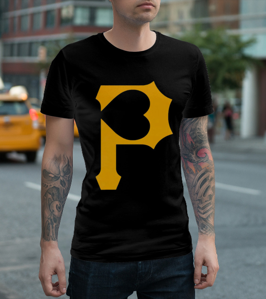 Heart Of Pittsburgh Pirates 'P' T-Shirt
