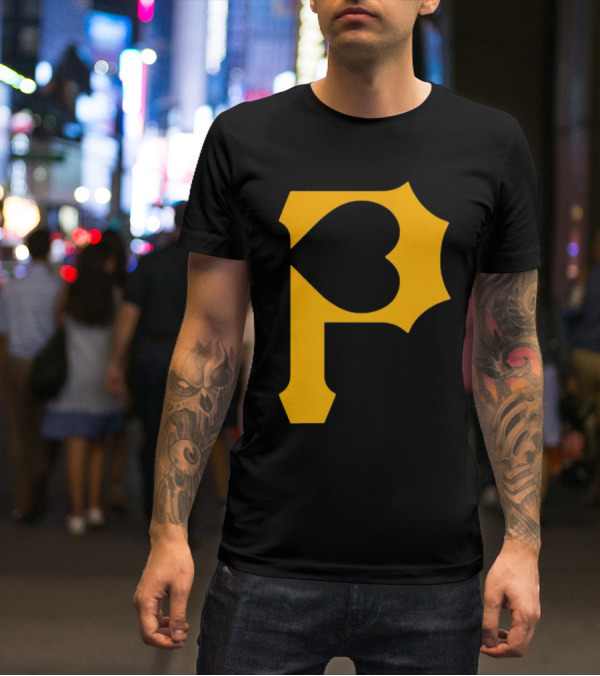 Heart Of Pittsburgh Pirates 'P' T-Shirt