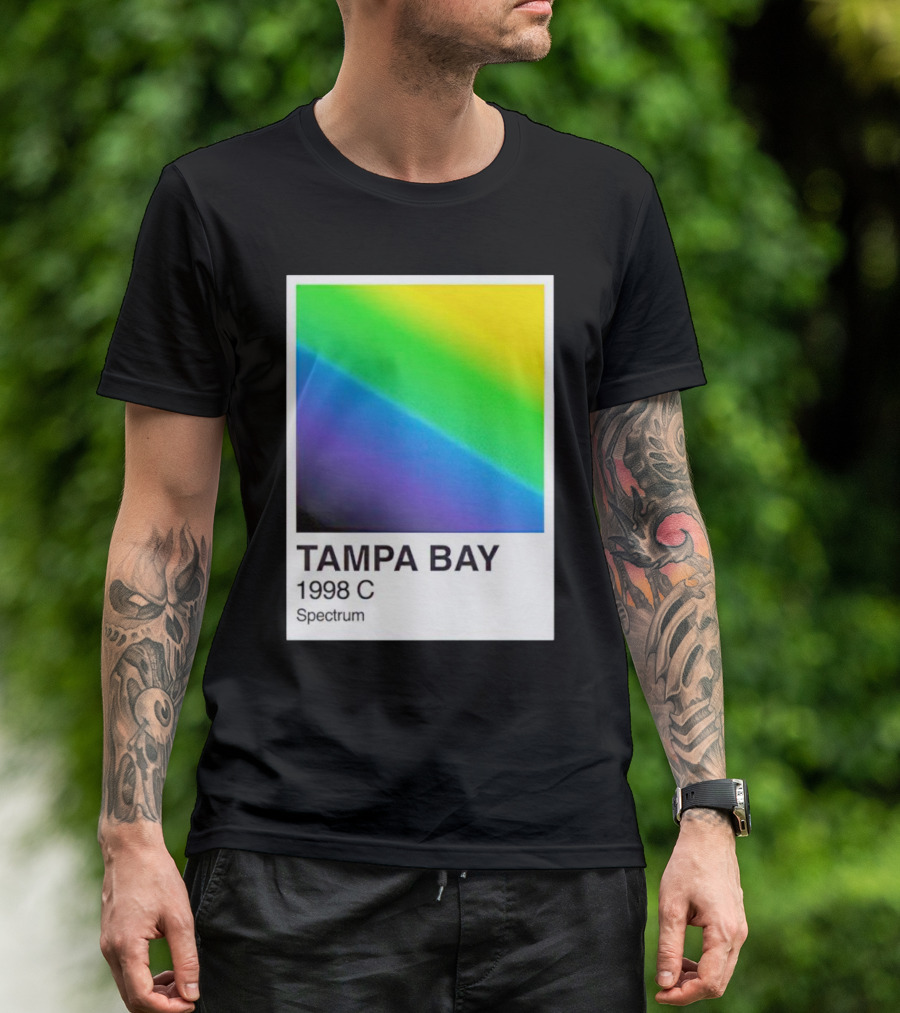 Tampa Bay 1998 C Spectrum Rainbow Gradient T-Shirt