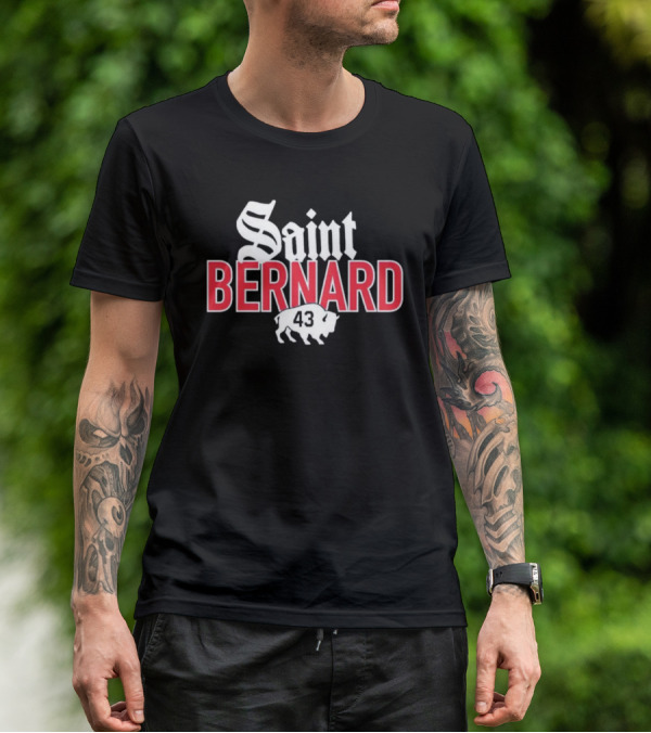 Buffalo Bills Saint Bernard 43 T-Shirt
