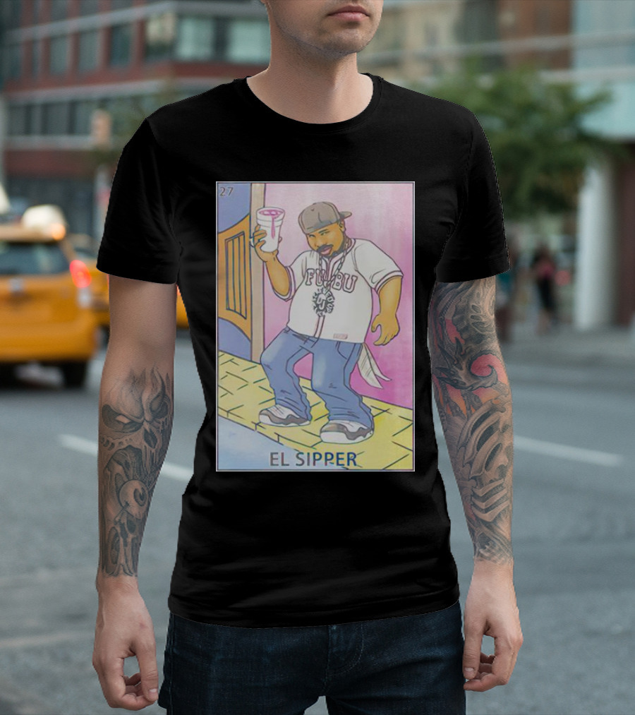 DJ Screw El Sipper Fubu 27 T-Shirt