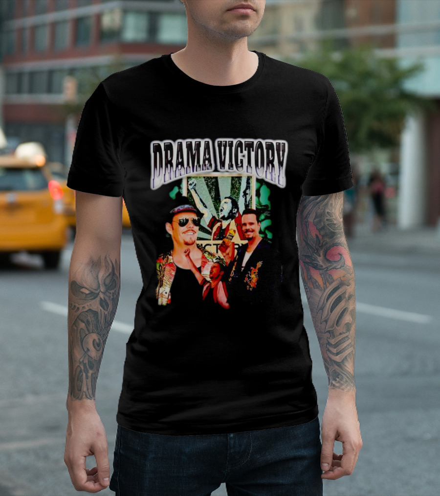 Drama Victory Almost Friday Collage T-Shirt