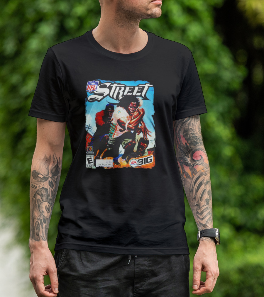 NFL Street EA Sports Big PlayStation 2 Game Cover T-Shirt