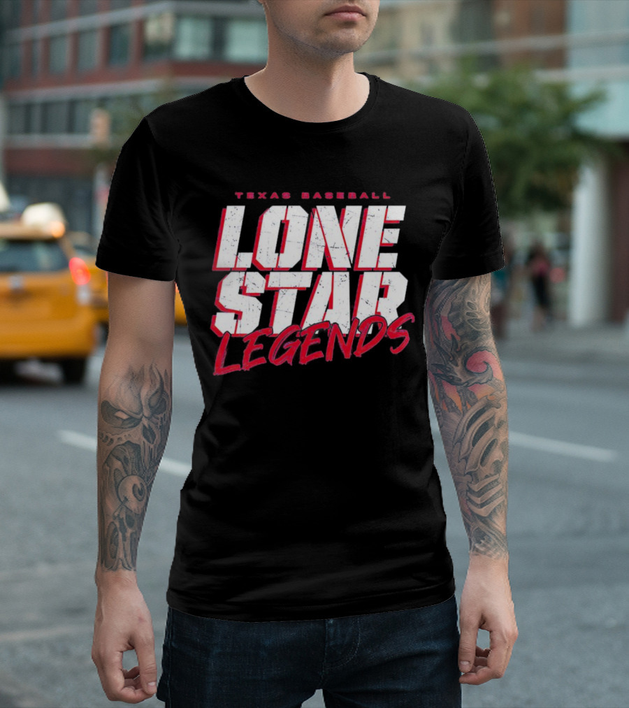 Texas Baseball Lone Star Legends T-Shirt