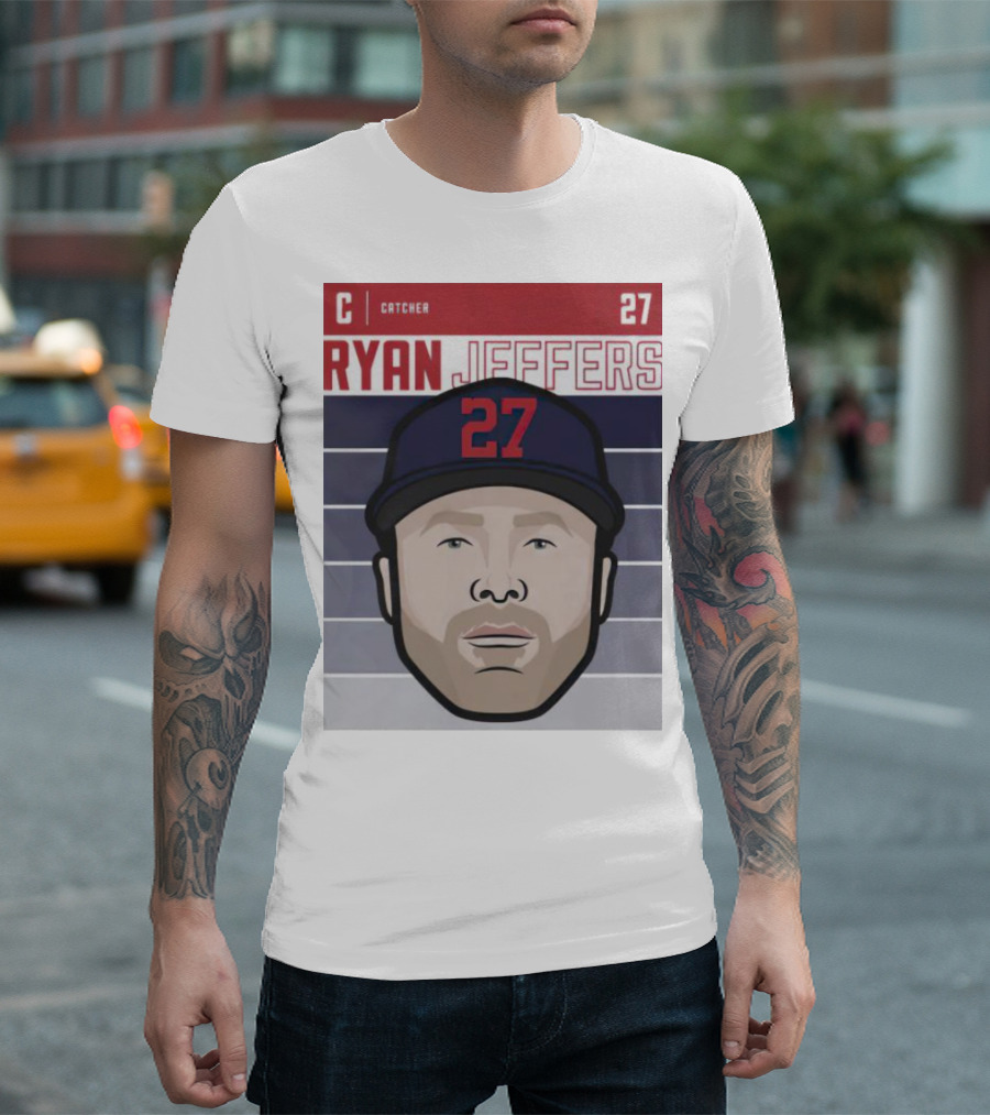 Ryan Jeffers C Catcher 27 Minnesota Twins T-Shirt