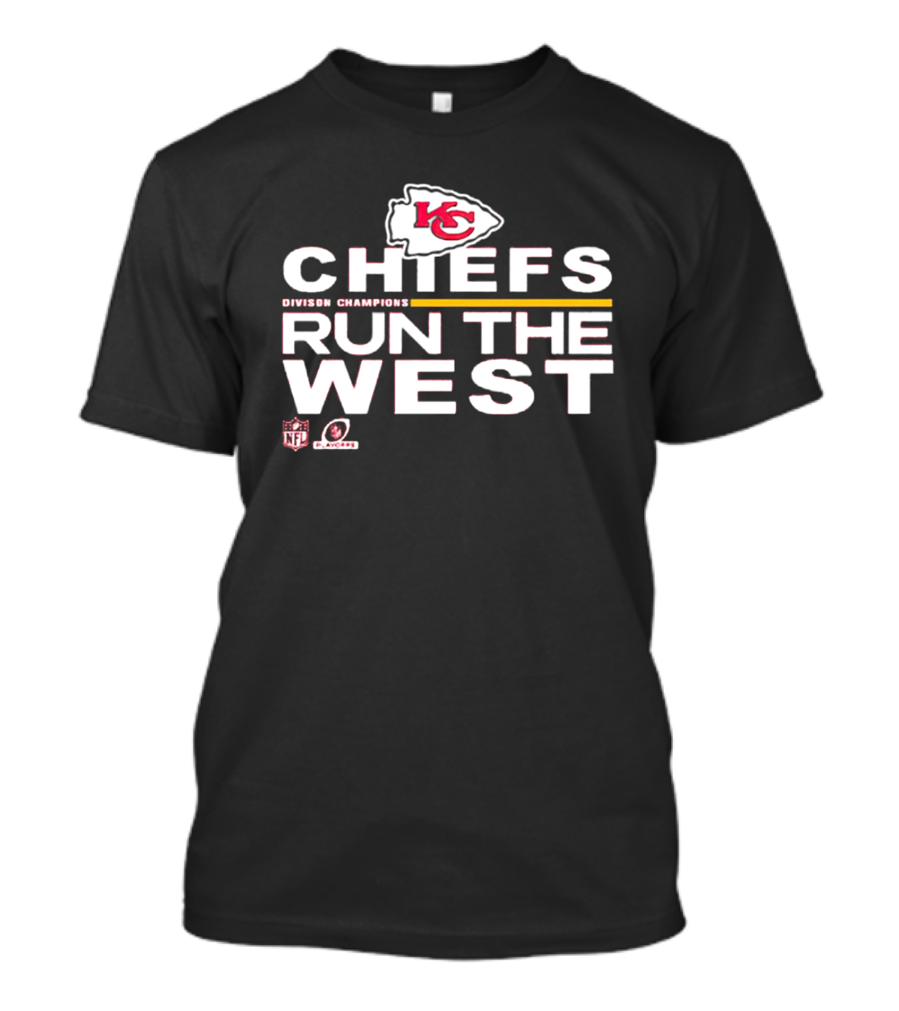 Chiefs Division Champions Run The West NFL 49ers T-Shirt