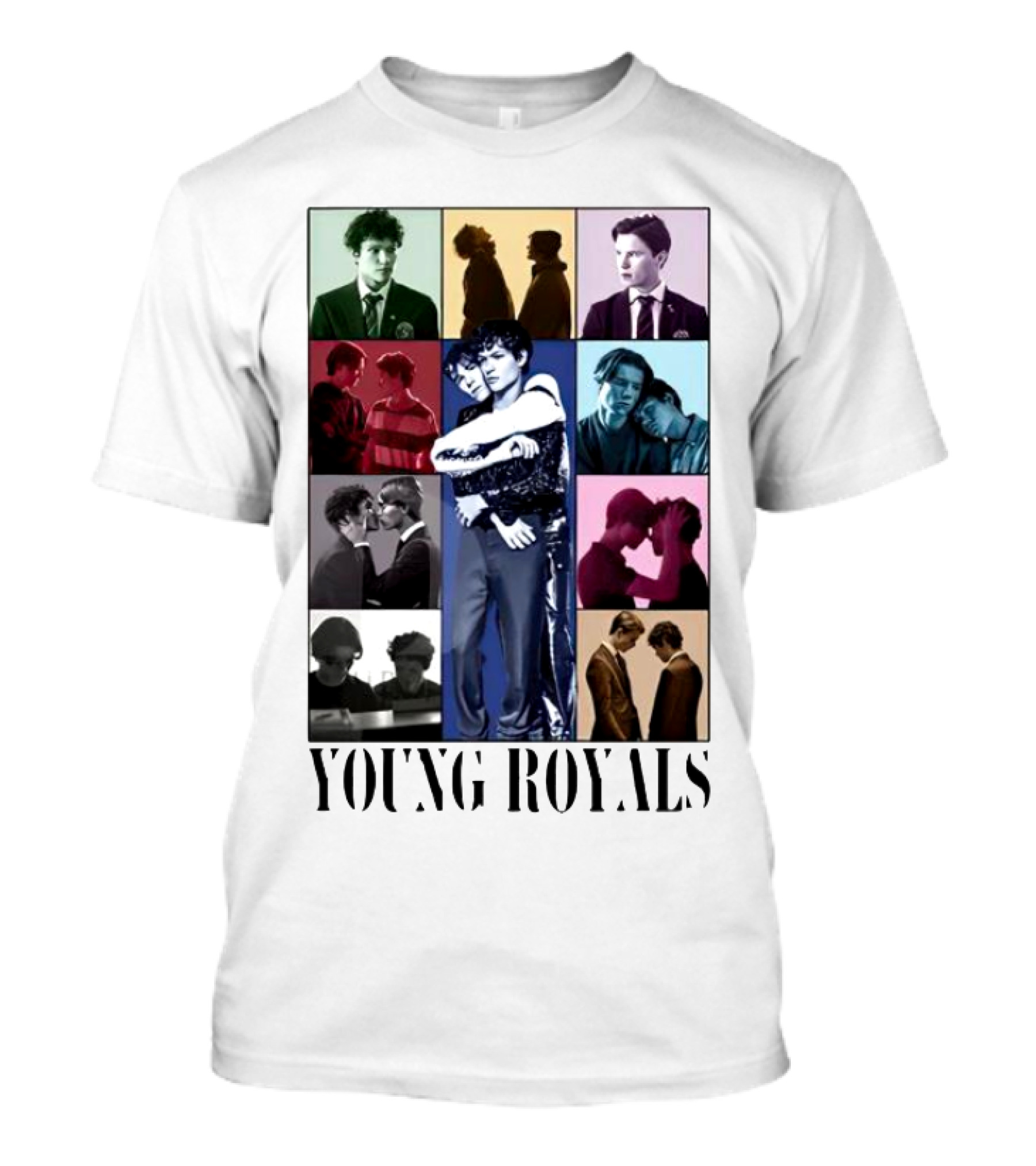Young Royals Eras Tour Romantic Moments Collage T-Shirt
