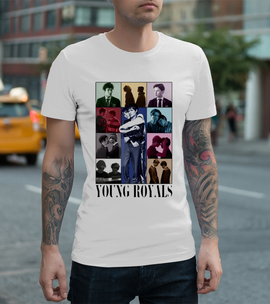 Young Royals Eras Tour Romantic Moments Collage T-Shirt