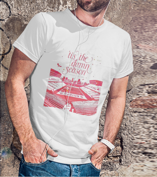Chiefs Stadium 'Tis The Damn Season Football Night Lights T-Shirt