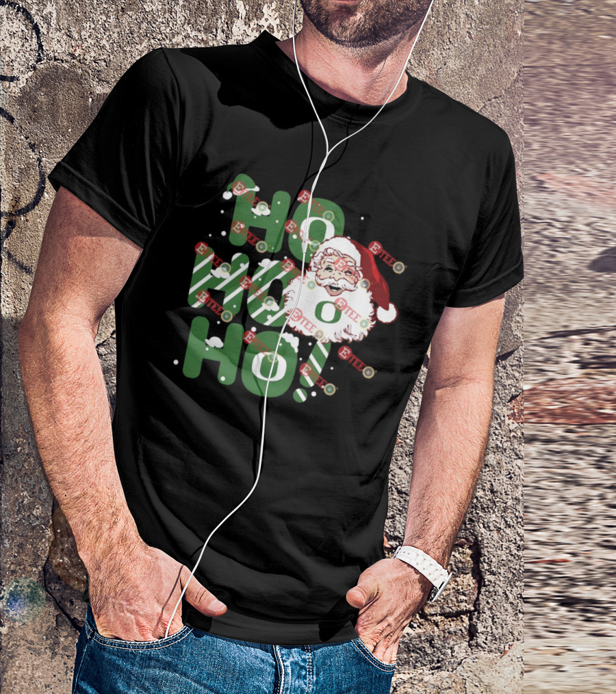 Ho Ho Ho Santa Claus Christmas Oregon Ducks T-Shirt