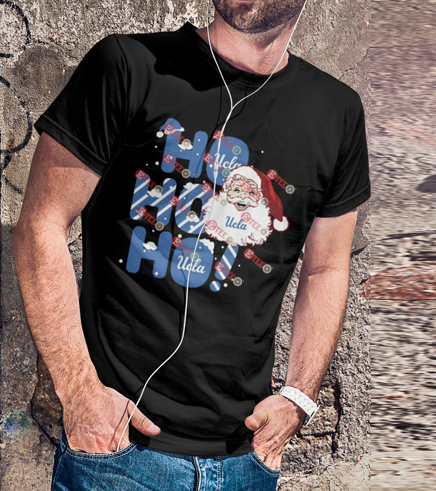 UCLA Ho Ho Ho Santa Claus Christmas T-Shirt