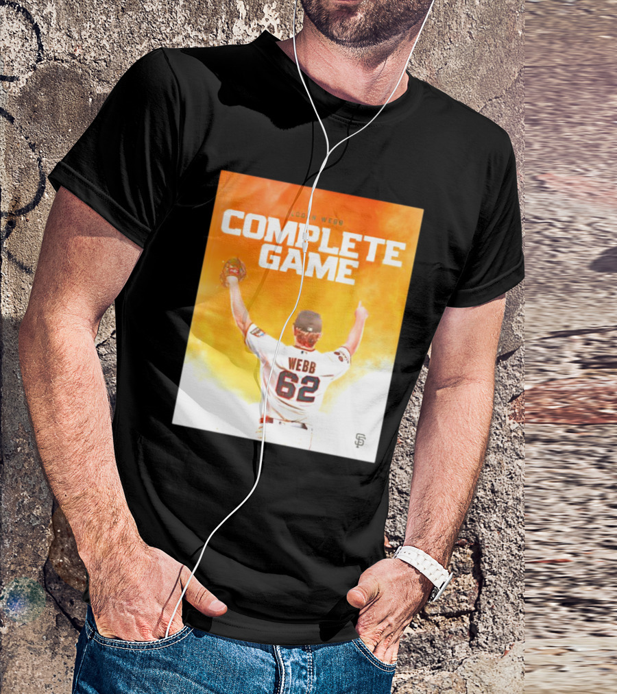 Logan Webb Complete Game San Francisco Giants Jersey Number 62 T-Shirt