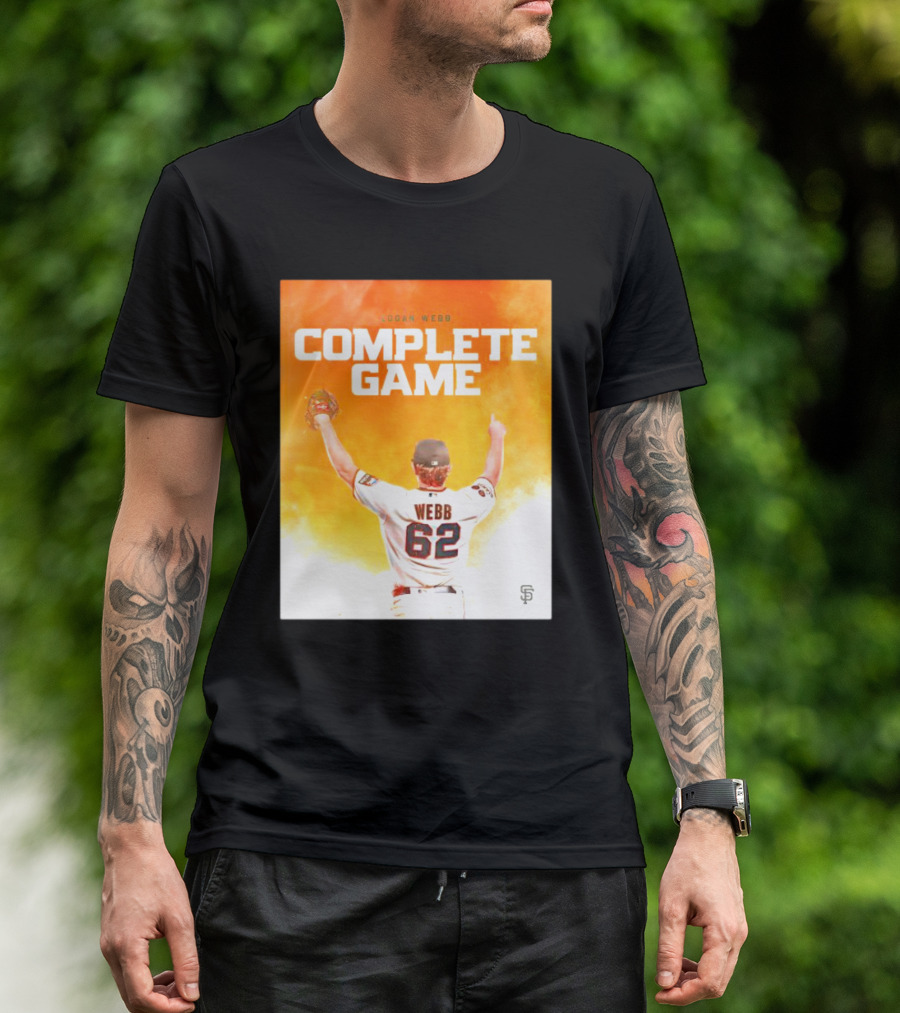Logan Webb Complete Game San Francisco Giants Jersey Number 62 T-Shirt