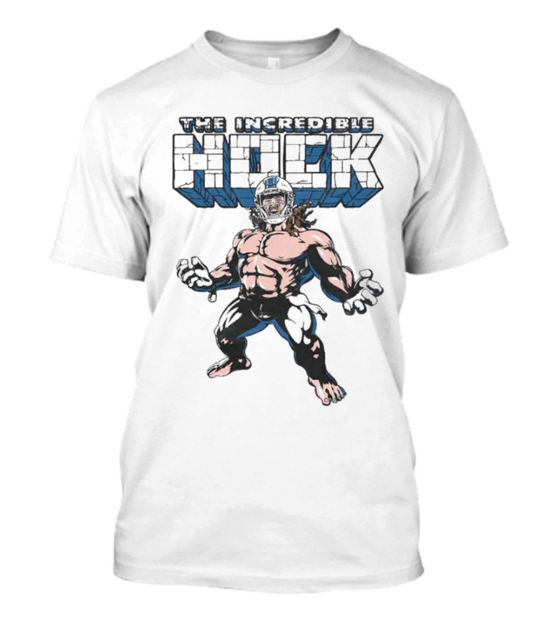 The Incredible Hock TJ Hockenson Detroit Lions Football Hero T-Shirt