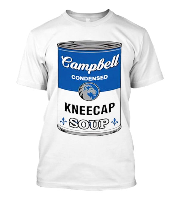 Campbell Condensed Kneecap Soup Lions Fan T-Shirt
