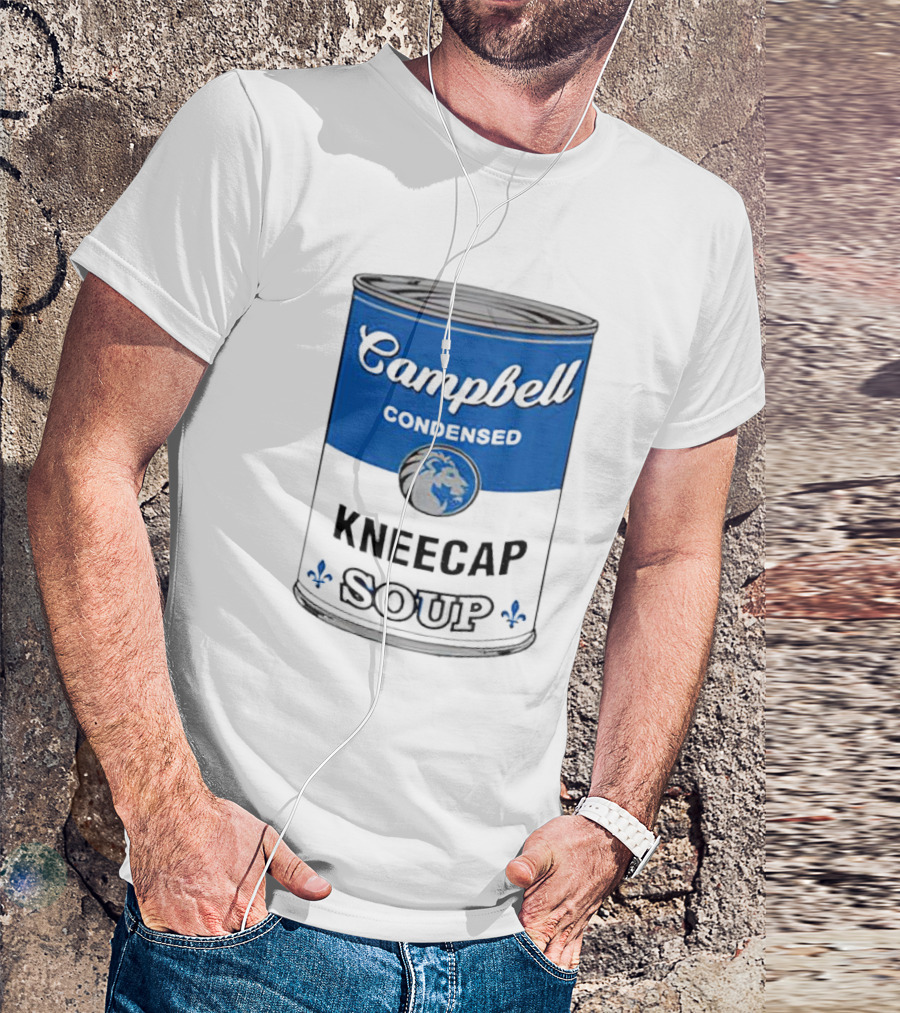 Campbell Condensed Kneecap Soup Lions Fan T-Shirt