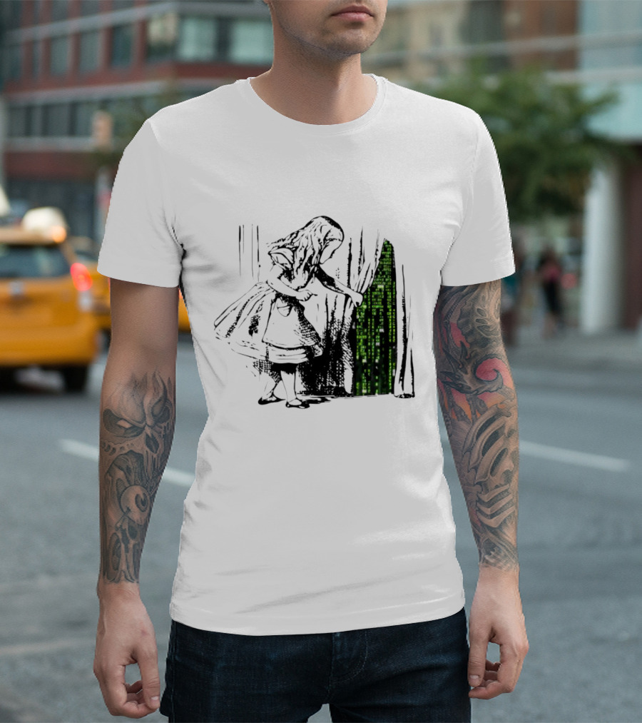 Alice Enters The Matrix New World T-Shirt