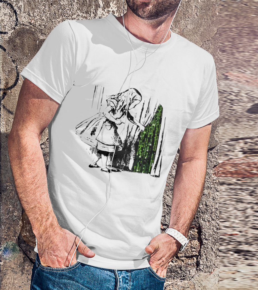 Alice Enters The Matrix New World T-Shirt