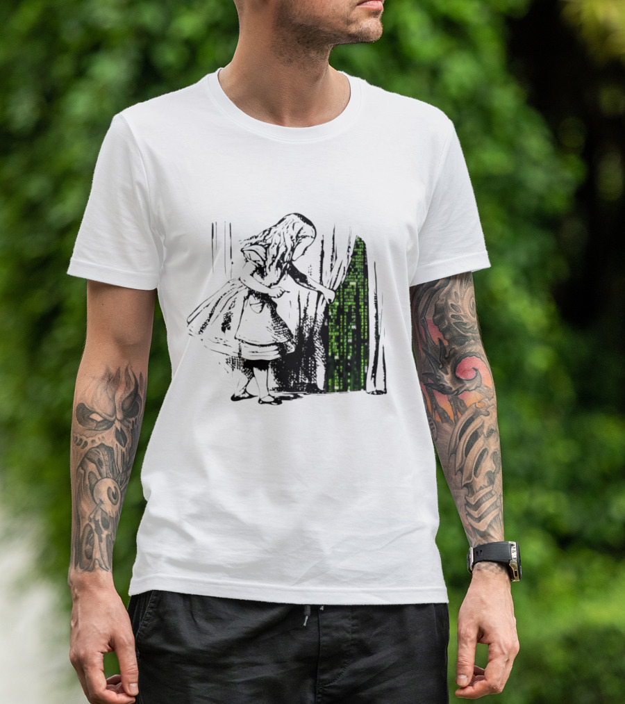 Alice Enters The Matrix New World T-Shirt