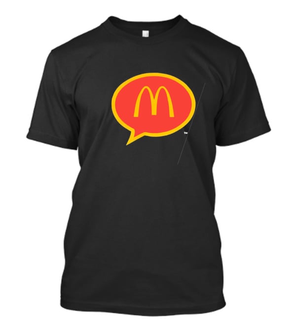 McDonald's 90s Logo In Retro Speech Bubble T-Shirt