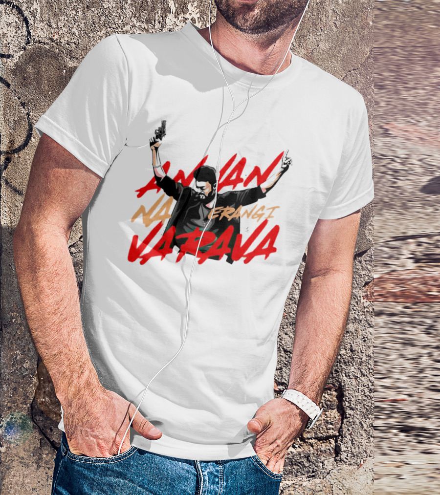 Annan Na Erangi Varava Guns Raised Pose T-Shirt