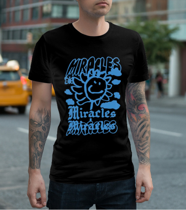 Miracles Flower Smile Clouds T-Shirt