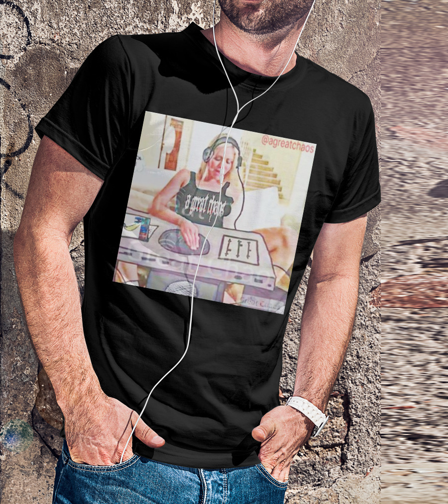 A Great Chaos Ken Carson DJing With Headphones And Mixing Table T-Shirt