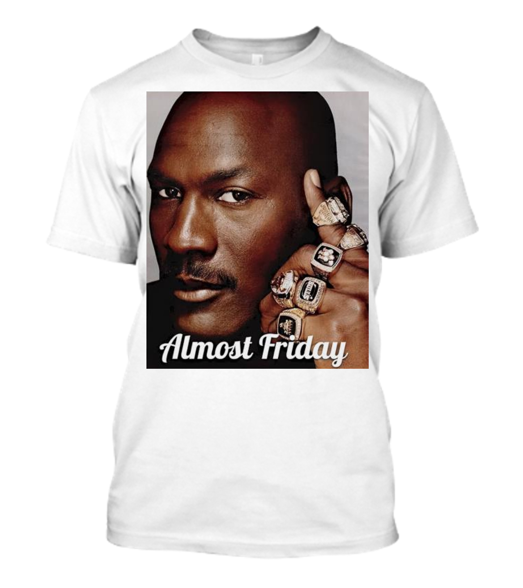 Almost Friday Michael Jordan 6 Rings T-Shirt