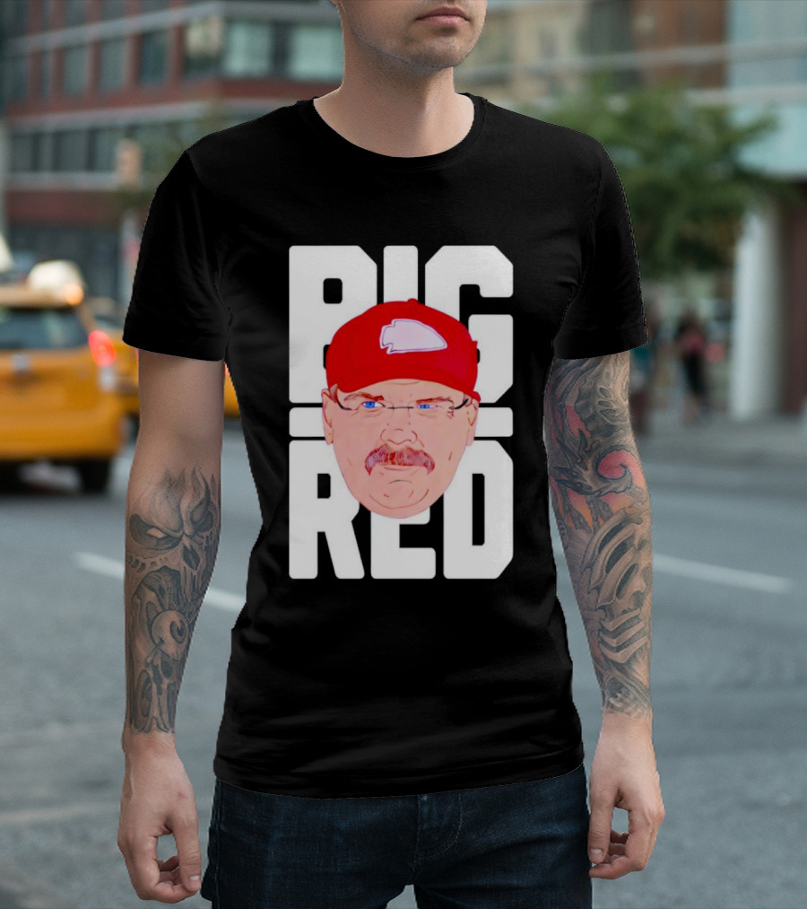 Big Red Football Coach Mavericks T-Shirt