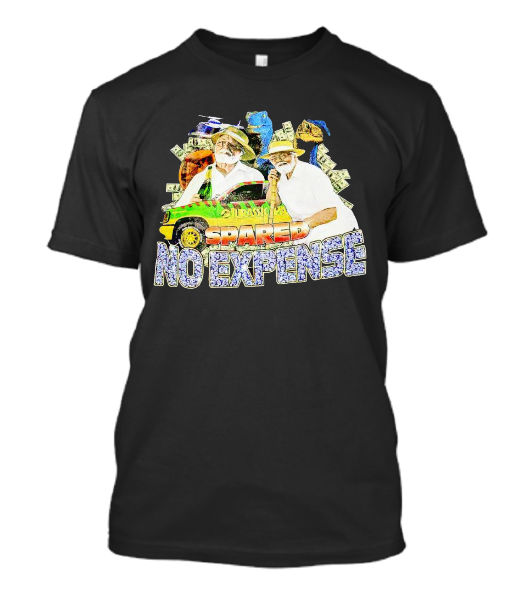 Jurassic Park Spared No Expense Dinosaur Adventure T-Shirt