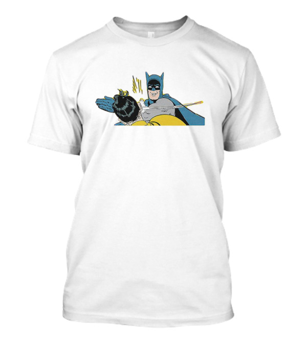 Batman Slapping Robin Comic Classic Meme Panel T-Shirt