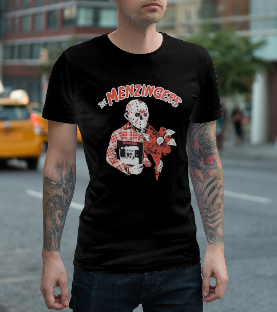 The Menzingers Hockey Mask Roses Album T-Shirt