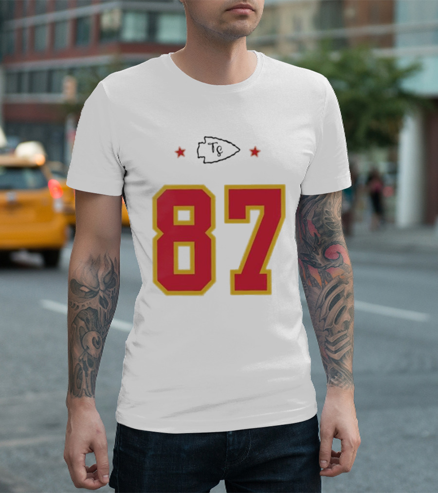 Travis Kelce Jersey 87 Chiefs Swift Kelce 87 T-Shirt