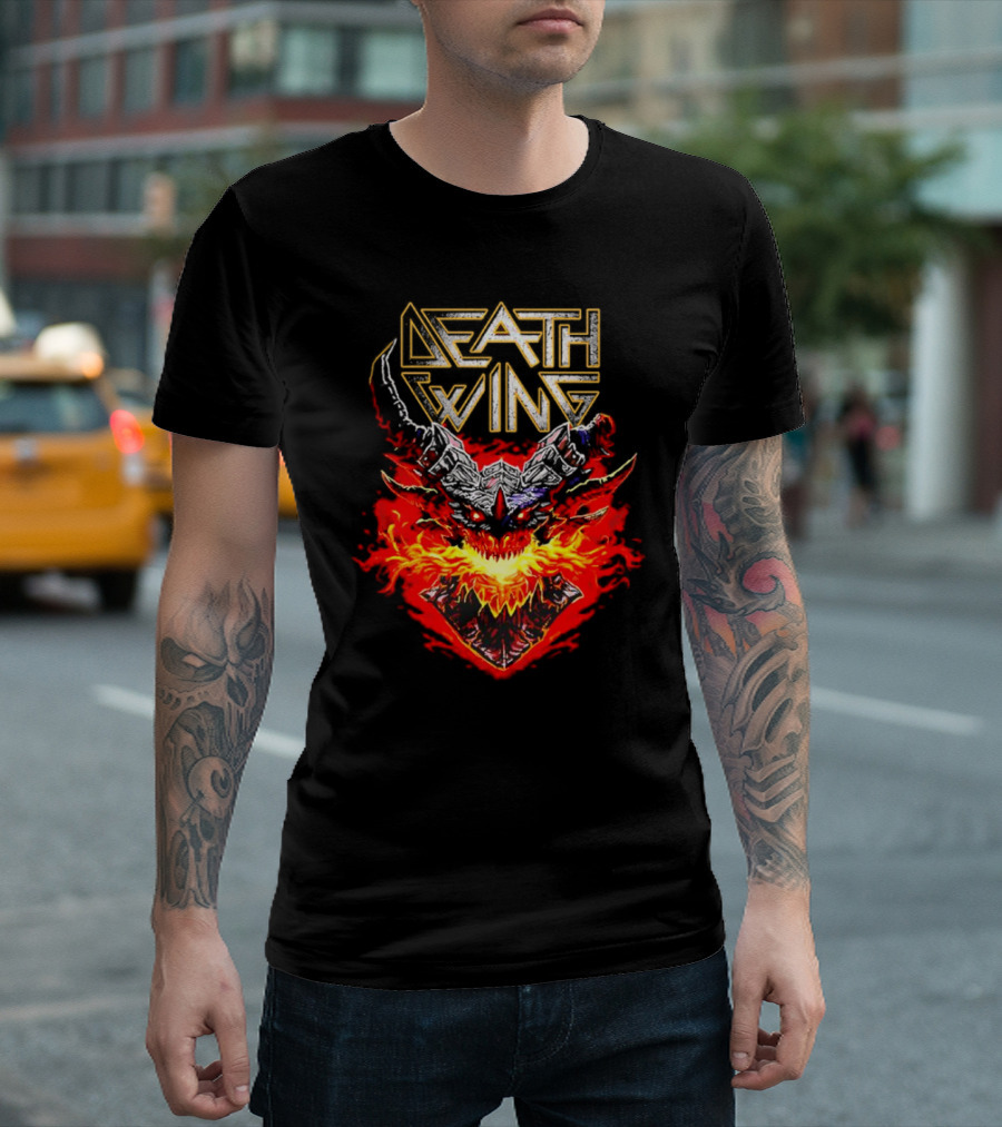 Blizzard Gear World Of Warcraft Deathwing Fiery Metal-Inspired Emblem T-Shirt