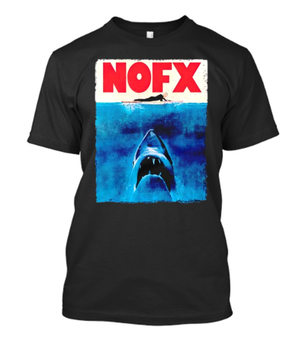 NOFX Jaws Surfer Shark T-Shirt